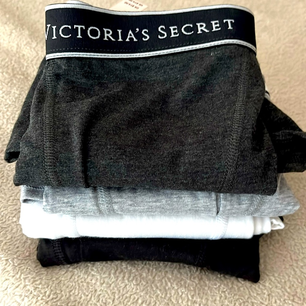 ⬇️ Victoria Secret Logo Cotton High Waist Boxer Brief Bundle
